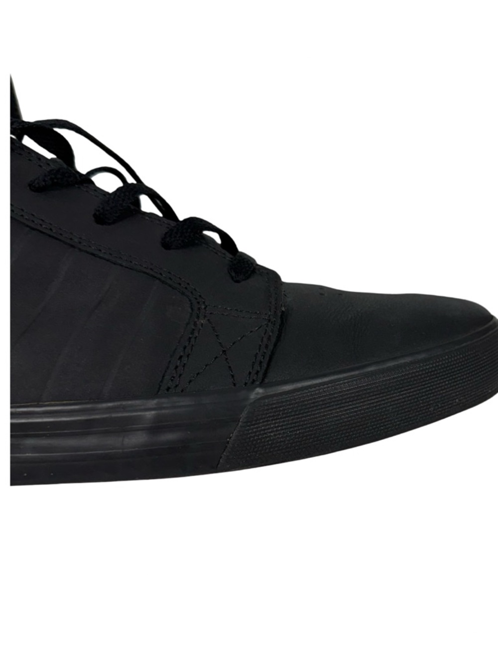 Supra Skytop Muska Red Carpet Skate Shoes Mens Size 12 Black Sneakers - Picture 15 of 16